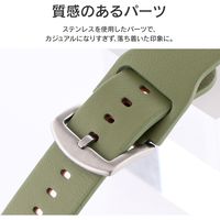 Apple Watch Series 1/2/3/4/5/SE/6/7 (38/40/41mm) バンド Vahane モスグリーン（直送品）