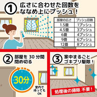 ゴキブリ対策セット（ゴキブリムエンダー80プッシュ　スプレー＆コンバットスマートタイプ1年　毒餌剤）大日本除虫菊　キンチョー　金鳥