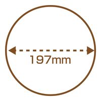 和気産業 リフレクター Rー200 直径200mm オレンジ Z-18 1セット(2個)（直送品）