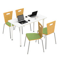 【軒先渡し】リーフジャパン プライウッドチェア 座パッド付 グリーン 1脚（直送品）