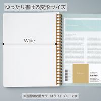 コクヨ ソフトリングスーファ 4ミリ方眼A5変形80枚イエロー ス-SV738S4-Y 1セット(1冊×3)