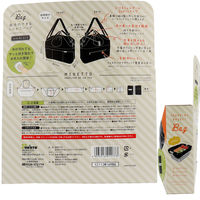 オカトー MIKETTO 保冷のできるレジかごバッグ スムース ブラック 1個入×2セット（直送品）