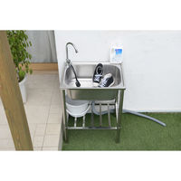 谷村実業 蛇口付きガーデン流し台 60cm 3623000340 1台（直送品）