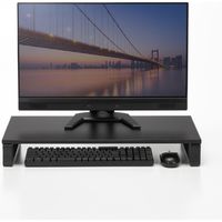 サンワサプライ 机上液晶モニタスタンド(D300mm・ブラック) MR-LC302BKN 1個（直送品）