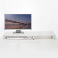 サンワサプライ 机上液晶モニタスタンド(D300・ホワイト) MR-LC304WN 1個（直送品）