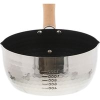 ベストコ IH 雪平鍋 片手鍋 ふっ素樹脂加工 ステンレス 18cm ND-142 イデアール 4975970255056 1個（直送品）