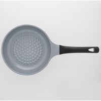ベストコ IH フライパン 20cm グレー ND-1361 ヘルシーエンボス ファインセラミック 4975970257562 1個（直送品）