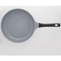 ベストコ IH フライパン 28cm グレー ND-1363 ヘルシーエンボス ファインセラミック 4975970257586 1個（直送品）