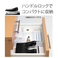 プラス 穴あけパンチ フォース1/2 Sサイズ 16枚あけ ブラック 黒 PU-816A（わけあり品）