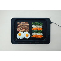 アイリスオーヤマ ホットプレート 左右温度調整 1枚 WHP-011-B(509381) 1台