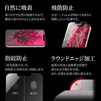 iPhone 13 mini ガラスフィルム 液晶保護フィルム GLASS PREMIUM FILM ケースに干渉しにくい（直送品）