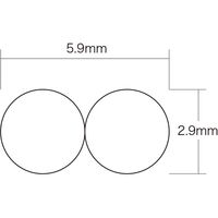サンワサプライ オーディオケーブル(1.8m) KM-A1-18K3 1本