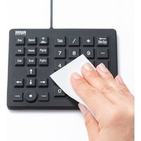 サンワサプライ 防水防塵テンキー NT-BS1BK 1個