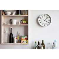 タカタレムノス エキ クロック ホワイト TIL16-01 WH 1個