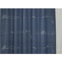 スミノエ ムーミン 遮光カーテン デニムボーダー 100×178cm ブルー 4549781277486 1枚