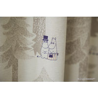 スミノエ ムーミン 遮光カーテン プート 100×135cm ライトブルーグレー 4549781277561 1枚