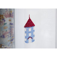 スミノエ MOOMIN ムーミン レースカーテン ムーミンハウス ボイル 1000×1760mm ホワイト 1枚（直送品）