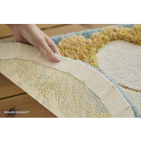 スミノエ ムーミン フラッフィームーミン マット 45×65cm ブルー 4549781277738 1枚