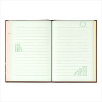 デザインフィル ミドリ 日記 書斎柄 12847006 1冊（直送品）