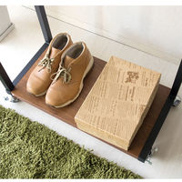 宮武製作所 ハンガーラック Paren（パレン） ブラック 幅600×奥行375×高さ1450mm 1台（直送品）