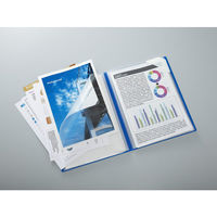 コクヨ クリヤーホルダーBノビータA4青12P フ-N5710B-12 3冊