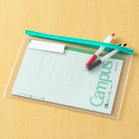 コクヨ カラーソフトクリヤーケースC(チャック付き)S型[ クケ-305G 1セット(7枚)