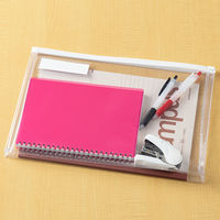 コクヨ カラーソフトクリヤーケースC（チャック付き）S型・ クケ-334W 1セット（6枚）