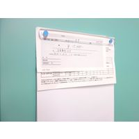 コクヨ マグネットバー 強力タイプ クリヤー 200×21.5mm 青 マク-T201NB 1セット（3本）