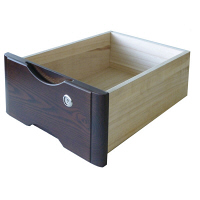 【軒先渡し】ヤマソロ タモシリーズ タモチェスト 幅320mm 3段 ダークブラウン 幅320×奥行423×高さ625mm 1台（直送品）