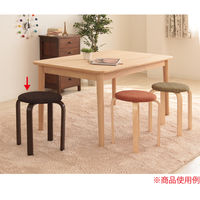 【軒先渡し】ヤマソロ パセリ スツール ファブリックブラック 1セット（5脚入）（直送品）