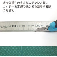 コクヨ ステンレス直定規 C型 JIS1級 60cm TZ-1345 1セット(2本)