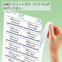 コクヨ プリンタを選ばないはかどりラベル A4 12面 1 KPC-E1121-100N 1袋（100シート入）