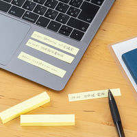 コクヨ　ふせん　普通粘着　75×12.5mm　黄色　K2メ-7512Y　100枚×40冊×1箱　〈K2〉