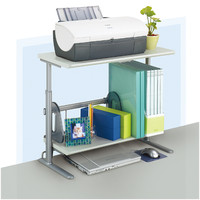 コクヨ（KOKUYO） デスクシェルフ<RESPACE-C> 可動式仕切板3枚付き・棚2段ライトグレー EAS-DSC6002NM 1台（直送品）