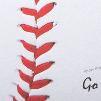 カラー色紙 丸形 野球ボール柄 33195006 1セット（2枚） デザインフィル（直送品）