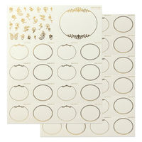 カラー色紙 シール付 箱入 紺 33214006 デザインフィル（直送品）