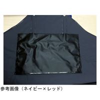 船橋 カタコランWガードエプロン ネイビー×レッド S AF-830 NVxRD 1枚 67-4716-01（直送品）