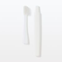 無印良品 ヘッドが交換できる歯ブラシ 白 ふつう 全長184mm 良品計画