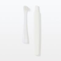 無印良品 ヘッドが交換できる歯ブラシ 部分みがき用ヘッド 白 やわらかめ 全長184mm 良品計画