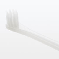 無印良品 ヘッドが交換できる歯ブラシ 部分みがき用ヘッド イエロー ふつう 全長184mm 1セット（1本×2） 良品計画