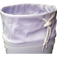 日進ゴム 日進 フード付耐滑衛生長靴 HYPER V#4200 23.5cm V4200W-23.5 1足 434-7543（直送品）