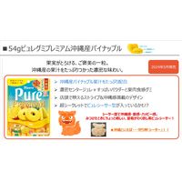 ピュレグミ プレミアム沖縄産パイナップル 54g 1セット（1袋×6） カンロ グミ