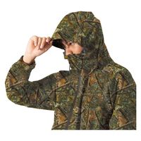 イーブンリバー ME300-35-L ストレッチレインスーツ ウッドカモ L 1着（直送品）