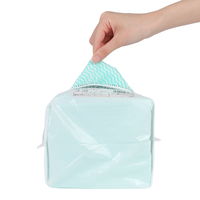 抗菌 カウンタークロス ハーフ グリーン 約30×30cm 1セット（1パック（100枚入）×5）