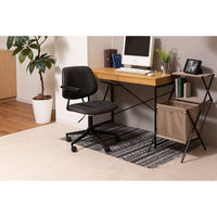 東谷 ROOM ESSENCE デスクチェア ブラック PC-80BK 1台（直送品）