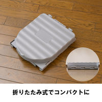 【簡易トイレ】山善 YAMAZEN 非常用トイレセット 折りたたみ式 簡単設置 防災士監修 YKT-12G 1個