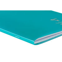 クレールフォンテーヌ KOVERBOOK　SILVER カバーブックシルバー　ホチ留　17×22　横罫 イエロー 1冊（直送品）