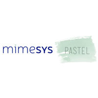 クレールフォンテーヌ ミメジスパステル　ホチキス留めノートＡ５　横罫 コーラル 1冊（直送品）