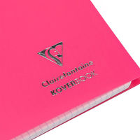 クレールフォンテーヌ KOVERBOOK　NEON カバーブックネオン　ホチ留　17×22　横罫 オレンジ 1冊（直送品）