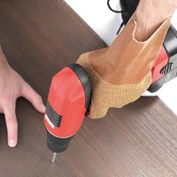 【天然ゴム手袋】 勝星産業 天然ゴム作業グローブ茶 #841 LL 1個（3双入）